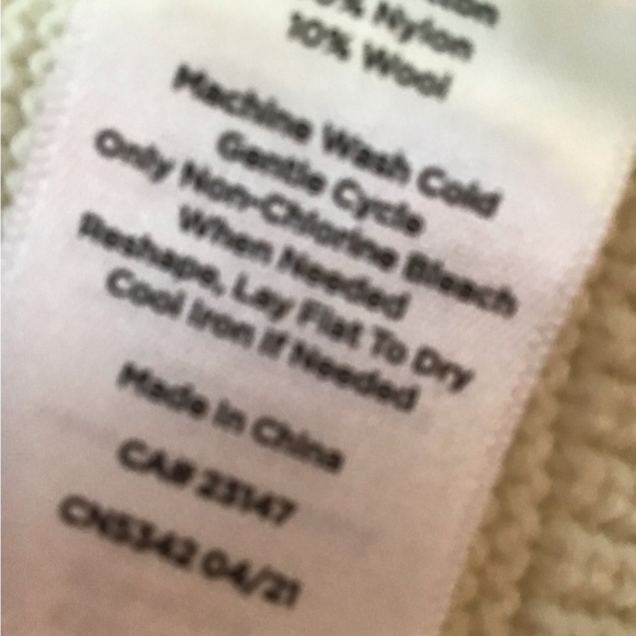 Talbots reversible cashmere cape size medium large - Picture 6 of 6